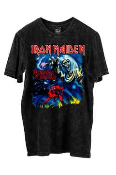 Remera Iron Maiden - The Number Of The Beast (Nevada, Negra o Blanca)