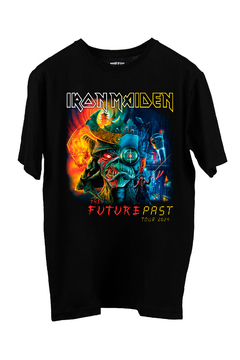 Remera Iron Maiden - The Future Past Tour 2024 FRENTE y ESPALDA (Nevada, Negra o Blanca) - tienda online
