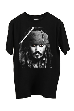 Remera Jack Sparrow Face (Nevada,Negra o Blanca) - comprar online