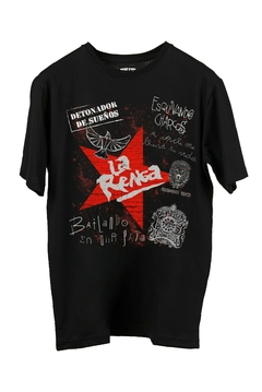 Remera La Renga - Logos (Nevada o Negra) - comprar online