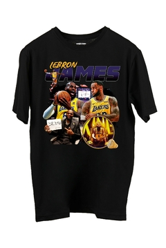 Remera LeBron James (Nevada o Negra) - comprar online