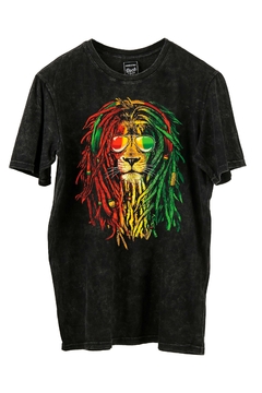 Remera Leon Reggae (Nevada, Negra o Blanca)