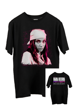 Remera Maria Becerra Face FRENTE Y ESPALDA (Nevada o Negra ) - comprar online