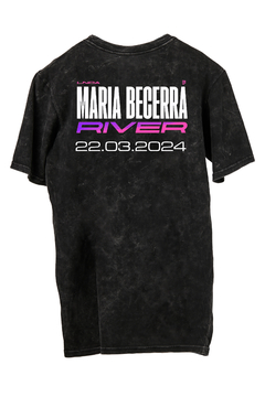 Remera Maria Becerra 2 FRENTE Y ESPALDA (Nevada, Negra o Blanca) - tienda online