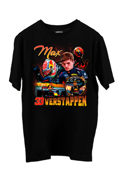 Remera Max Verstappen (Nevada, Negra o Blanca) - comprar online