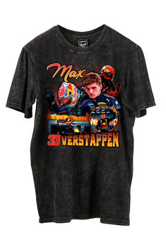 Remera Max Verstappen (Nevada, Negra o Blanca)