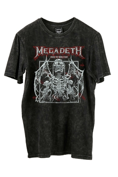 Remera Megadeth - Crush World Tour FRENTE Y ESPALDA (Nevada o Negra ) - comprar online