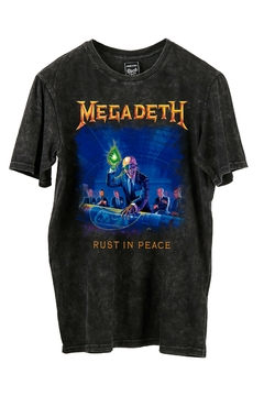 Remera Megadeth - Rust In Peace 2 (Nevada,Negra o Blanca)