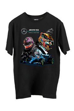Remera Mercedes-Benz F1 Team (Nevada, Negra o Blanca) - comprar online
