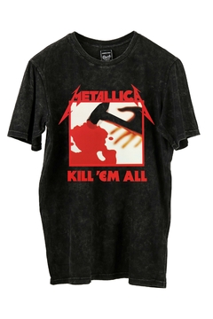 Imagen de Remera Metallica - Kill 'Em All FRENTE y ESPALDA (Nevada, Negra o Blanca)