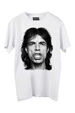 Remera Mick Jagger Face (Nevada,Negra o Blanca) en internet