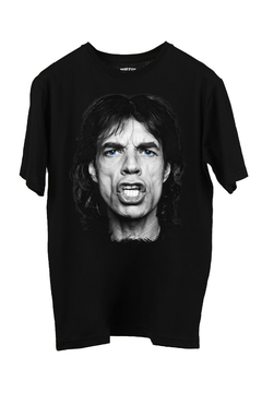 Remera Mick Jagger Face (Nevada,Negra o Blanca) - comprar online