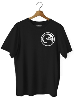 Remera Mortal Kombat Logo (Nevada, Negra o Blanca) - comprar online