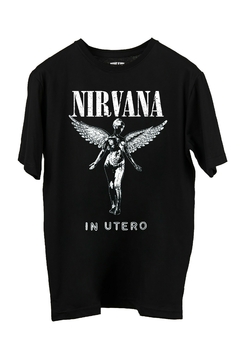 Remera Nirvana In Utero B&W (Nevada,Negra o Blanca) - comprar online