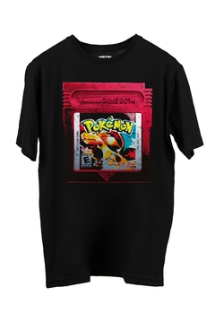 Remera Pokemon Red Retro (Nevada, Negra o Blanca) - comprar online