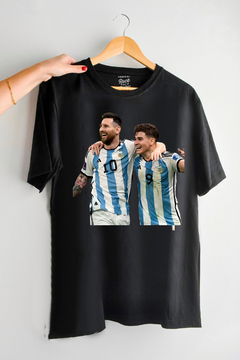 Remera Messi - Julian Abrazo (Nevada,Negra o Blanca) - comprar online