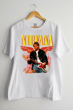 Remera Nirvana - Kurt (Nevada, Negra o Blanca) en internet