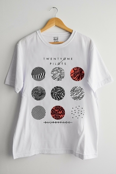 Remera Twenty One Pilots Bluerryface (Nevada, Negra o Blanca) en internet