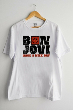 Remera Bon Jovi - Have a nice day (Nevada, Negra o Blanca) en internet