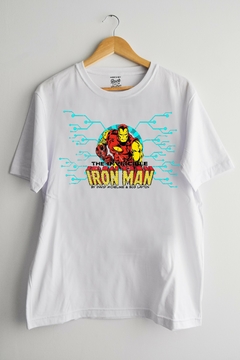 Remera Iron Man - The invincible (Nevada, Negra o Blanca) en internet