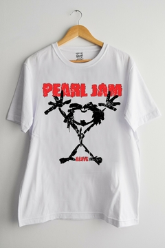 Remera Pearl Jam - Alive (Nevada, Negra o Blanca) en internet