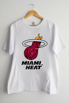 Remera Miami Heat (Nevada, Negra o Blanca) en internet