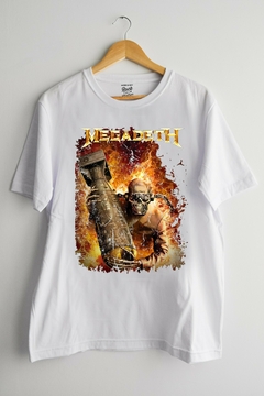Remera Megadeth Bomb (Nevada,Negra o Blanca) - comprar online