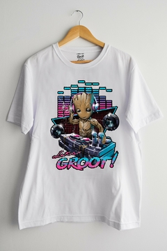 Remera Lets Groot (Nevada, Negra o Blanca) - comprar online