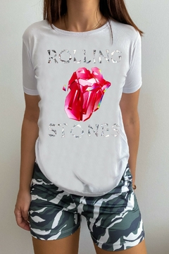 Remera The Rolling Stones - Hackney Diamonds (Mujer) (Nevada, negra o blanca) - comprar online