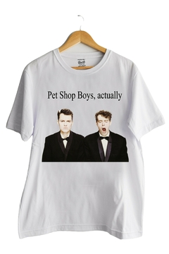 Remera Pet Shop Boys, actually (Nevada, Negra o Blanca) - comprar online