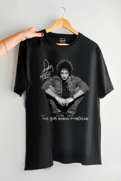 OUTLET - Remera Cerati - Tus ojos nunca mentiran (Negra)