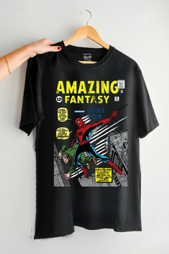 Remera Spiderman Comics (Nevada, Negra o Blanca) - comprar online