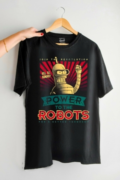 Remera Futurama - Bender (Nevada o Negra) - comprar online