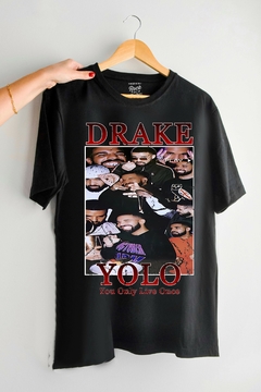 Remera Drake (Nevada, Negra o Blanca) - comprar online