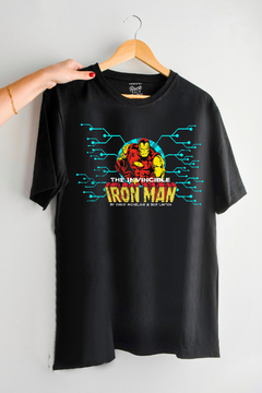 Remera Iron Man - The invincible (Nevada, Negra o Blanca) - comprar online