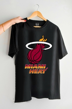 Remera Miami Heat (Nevada, Negra o Blanca) - comprar online