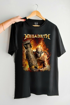 Remera Megadeth Bomb (Nevada,Negra o Blanca) en internet