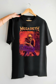 Remera Megadeth - Peace Sells (Nevada,Negra o Blanca) en internet