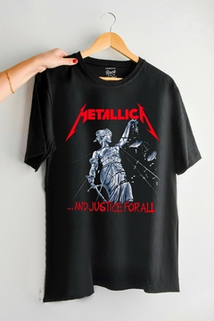 Remera Metallica -And Justice for all (Nevada,Negra o Blanca) en internet