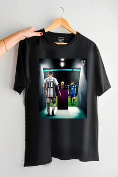 Remera Messi y la Copa (Nevada,Negra o Blanca) - comprar online