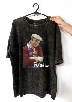 Remera Phil Collins (Nevada, Negra o Blanca)