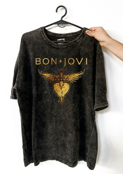 Remera Bon Jovi - Heart (Nevada, Negra o Blanca)