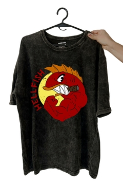 Remera Los Simpsons - Hellfish (Nevada, Negra o Blanca)