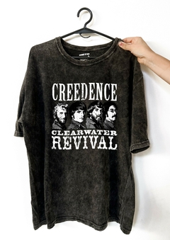 Remera Creedence Clearwater Revival Faces (Nevada,Negra o Blanca)