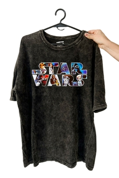 Remera Star Wars SS-23 (Nevada, Negra o Blanca)