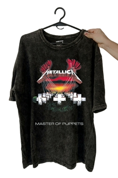 Remera Metallica - Master of Puppets (Nevada,Negra o Blanca)