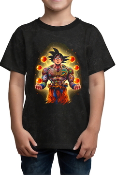 Remera Goku - Esferas del Dragon (Niño/a Nevada)