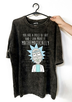 Remera Rick and Morty - Mathematically (Nevada, Negra o Blanca)