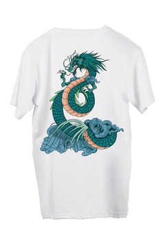 Remera Saint Seiya - Shiryu Dragon SOLO ESPALDA (Nevada ,Negra o Blanco) - comprar online