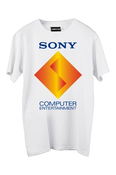 Remera Sony Logo Retro (Nevada, Negra o Blanca) en internet